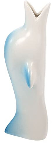 MAGICLULU Keramikvase Delphin-blumenvase Kreative Vase Gefälschte Blumenvase Bücherregal-vase Dekorativer Blumenhalter Moderne Blumenvasen Trockene Blumenvase Modellieren Schreibtisch