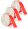 3 Rollen Etikettenband für Phomemo D30 Etikettendrucker, 12mm x 40mm Thermopapier Aufkleber Wasserfest Selbstklebendes Etikettenband Ersatz für Zuhause Büro Schule Dateien (Rot)
