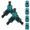 2 Wege Schlauch Rohr Verteiler Gartenschlauch-Wasserverteiler Y Verteiler Gartenschlauch Verteiler Gardena 2 Wege Verteiler, 2 St 3/42 Wege Verteiler Wasser mit Ventil, 4 St Schlauchverbinder 1/2