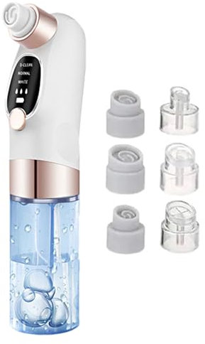 Extracteur Electrique Aspirateur Pores - Extracteur de Pore Nez - Kit d'Aspirateur Visage Nettoyeur de Pores Visage Réglable 6 Niveaux d'Aspiration Rechargeable pour Homme et Femme