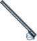 Sat-Schüssel Mast für Geländermontage, 50 cm (Mast 50 cm + 2 x Schellen), verzinkt
