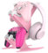 NBCP Controller Halter, Multifunktions Game Controller Headset Halterung für Xbox Series x/Xbox One / PS5 / PS4 / Switch, Aluminium Metall Material Game Controller Zubehör (Rosa)