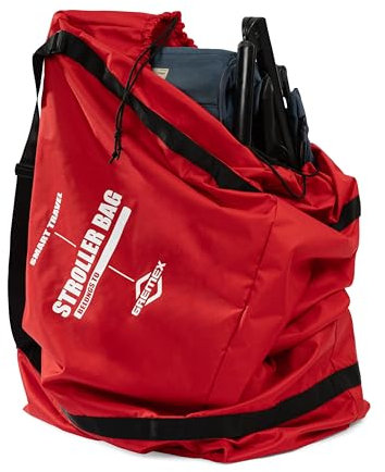 GREMEX Transporttasche Kinderwagen Universelle - Kinderwagen Transporttasche Flugzeug - Kinderwagen taschehülle Flugzeug - Wasserdichter Reißfester Kinderwagen Tasche Flug - Kinderwagen Tasche Groß