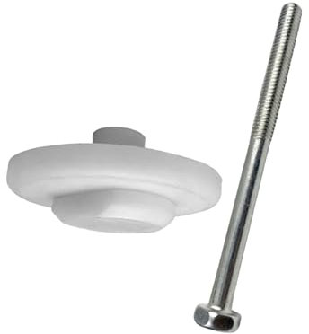 Folpus Vite con testa a Bullone scorrevole Parte di ricambio robusta e resistente Facile da installare Dado di fissaggio Dado fisso per porta, 20 Cm