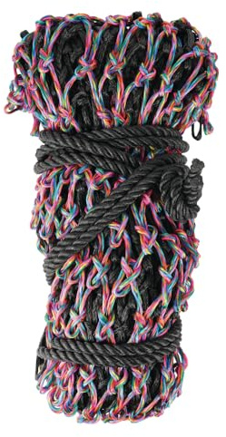 Hy Equestrian Slow Flow Ultra Haynet (Rainbow/Black)