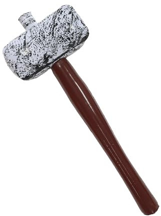 Inflatable Hammer - Pack of 1 - Sturdy Inflatable Hammer Prop - Fancy Dress Costume Accessory