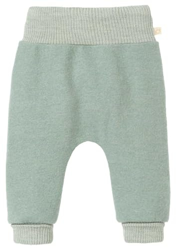Pumphose Kinder-Hose Wollwalk elastischer Bund | 100% Bio-Merinowolle | für drinnen und außen | Frühjahr Sommer Herbst | Baby Kleinkind Unisex | Made in Germany | GOTS IVN Best | Jade Gr. 98-104