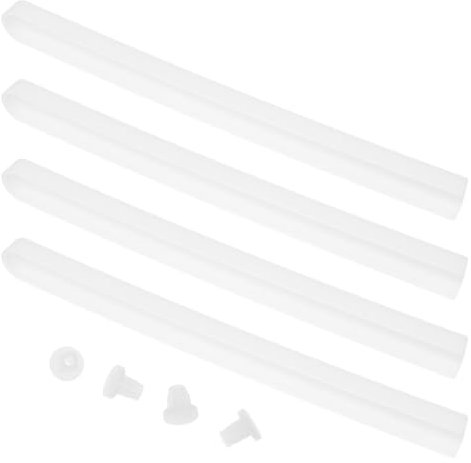 IMIKEYA 4 Pcs Glissières de Tiroir en Plastique 18,5 cm: Glissiere pour Plateau Coulissant de Cabinet Pour Le Tiroir de 17 mm Rainuré - Faciles à Installer Rail de Guidage Pour Meubles d'Armoires