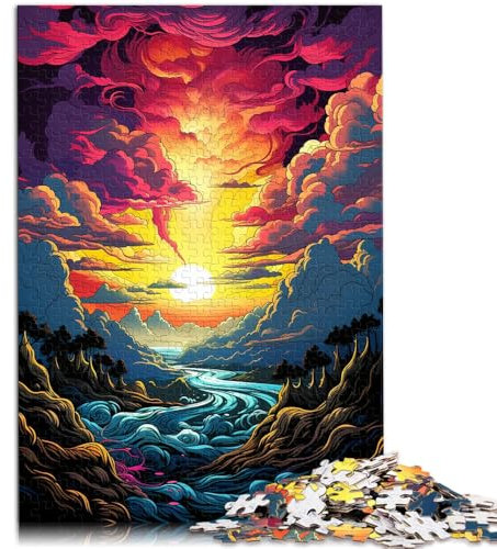 1000-teiliges Puzzle für Erwachsene der Fjord Lernspiele für Zuhause DIY-Spielzeug ganze Familie 50x75cm