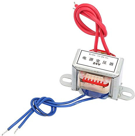 Transformateur de puisnce Unique AC 12V 24V Tension de Sortie 2W Entrée 220V 50Hz Flamme de Flamme de Haute qualité Fil de cuivre Complet en Nylon pour Les appareils électriques (24V)