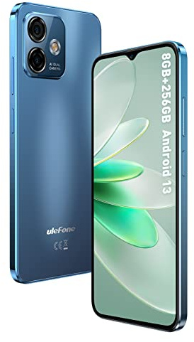 Ulefone Note 16 Pro Handy 16 GB + 256 GB/TF-256 GB, Kamera 50 MP, Display 6,52 Zoll HD+, Octa-Core, Android 13 Smartphone Dual SIM 4G, Face ID/NFC/Fingerprint/GPS/OTG/2 Jahre Garantie