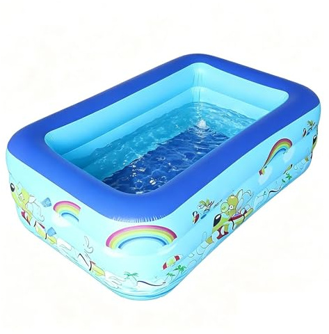 Piscina Gonfiabile Per Bambini | Rettangolare atterraggio sicuro | Piscina Gonfiabile Con Fondo Morbido | per studenti ragazze piccoli genitori appartamento scuola materna festa
