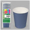 Générique Best Products - 24 GOBELETS Carton BIODÉGRADABLE 20CL Bleu