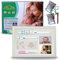 nützliche Babygeschenke | Baby Fußabdrücke Rahmen | Baby Fußabdrücke | Geschenke für Babys | Kinderzimmer