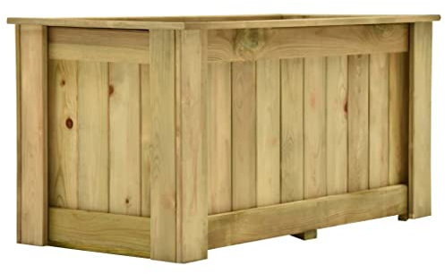 vidaXL Hochbeet 100 x 50 x 50 cm Kiefernholz Imprägniert