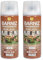 Etrexonline Pintura Spray Multicolor Profesional 400ml Adecuado Metal Madera y Plástico - Color Barniz Brillo (Paquete de 2)