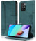 AsWant Handyhülle für Xiaomi Redmi Note 11 Hülle, Magnetisches Book Premium PU Xiaomi Redmi Note 11 Hülle, Wallet Tasche Case Xiaomi Redmi Note 11S Hülle Schutzhülle (Grün)