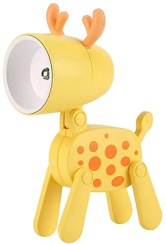 Artibetter Kinder Nachtlicht Cartoon Hirsch Led Nachtlampe Warmes Licht Einstellbar Mini Nachtlampe Für Schlafzimmer Nachttisch Dekoration Geschenk
