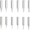 12 PCS Soldering Iron Tips Kit - Replacement Tips for 900m Solder Iron - Lead-Free Copper Tips Compatible with Hakko, Radio Shack, Tenma, Atten, Quick, Aoyue Soldering Irons