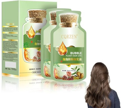 Hair Color For Women,Natural Plant Hair Dye Shampoo,Plant Bubble Hair Dye Can Be Their Own Happy Hair Cream For Men And Women Pure Plant Extract Bubble Dye 20Ml (Coffee Color,1PCS 20ML)
