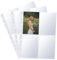 Yuiturt A4 Punched Pockets, 30 Pack 240 Pockets Photo Card Binder, Double-Sided 11 Holes Pockets Photocard Sleeves for 2/3/4/7 Ring Binder, for Organizing Photos Postcards Collectible Cards(4 Pockets)