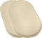 REDBEST Single-Jersey Baby-Spannbettlaken San Francisco 2er- Pack, 100% Baumwolle, Natur Größe 40x70 cm oval - weiche Qualität, bügelfrei, Rundumgummi, bis 6 cm Höhe