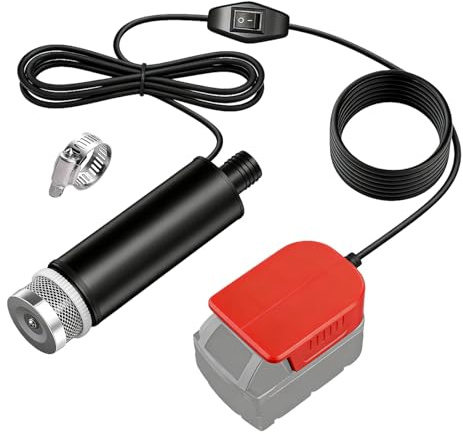 Wasserpumpe Für Einhell 18V Akku, Elektrische Tauchpumpe, Mini-Wasserpumpe Mit Kabel, Tragbare Absaugpumpe Für Poolpumpen, Gartenbewässerung, Autowäsche, Pfütze, Camping