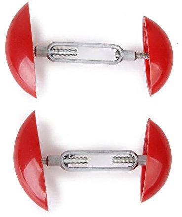 OFKPO 1 Par Hormas Zapatos para Hombre Mujer, Hormas de Zapato Ajustable, Ensanchadores de Zapatos, Estirador de Zapatos Antideslizante, Camilla de Zapatos, Rojo