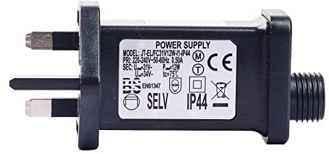 ANSIO Spare Adaptor for LED Lights, 12 W, BS Plug