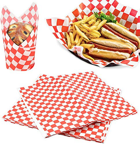 AFASOES - Papel de Embalaje para Alimentos (100 Unidades, Papel de Embalaje, Papel de Embalaje, Papel de Embalaje, Patatas Fritas, Papel de Embalaje, Embutidos para Pizza-Hamburguesa, 28 x 26 cm)