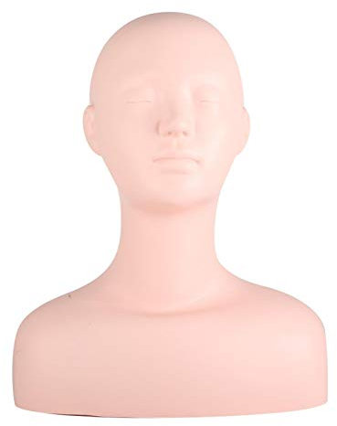 Soft Multifunktions Schaufensterpuppe Kopf Modell mit Schulter, Kopf für Friseure Schaufensterpuppe Kopf für Make up Praxis und Massage und Anzeige von Hut und Perücke