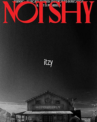 ITZY NOT SHY Album RED_C VER. CD + Fotobuch + 2p Karte + Lyric Book K-POP SEALED TRACKING CODE