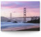 BilderKing Wandbild Golden Gate Bridge San Francisco - 200cm x 150cm Leinwand auf 4cm Keilrahmen