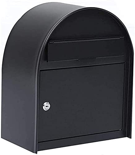 Wandbriefkasten Postkasten Briefkasten mit Schloss und Schlüssel Briefkästen Briefkasten Indoor Home Outdoor Zeitungslieferung Box Paketkasten Drop Box LSDRALOBBEB 925