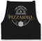 Shirtracer Schürze - Pizzaschürze - Herren - Pizzaiolo Pizzabäcker I King of Pizza I Kochschürze Pizzabäcker - 85x69 - Schwarz - pizzaschürzen für italien kochschürzen pizzabäcker+schürze italiener