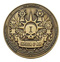 Starforged Compatible with Warhammer 40k Collectible Coin: Imperium of Man 1 PC