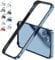 JASUBAI Aluminum Frame Metal Bumper for iPhone 14 Pro Max Case, Slim Metal Bumper Case for iPhone 14 Pro Max/14 Pro, with Soft TPU Inner, Shock Absorbent Protective Cover (iPhone 14,Light Blue)