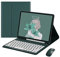 PboyiqiS Keyboard Case for iPad 11th Gen A16 2025/iPad10th Generation 2022 with Mouse, Cute Round Key Magnetically Detachable Keyboard Case with Pencil Holder (Teal)