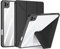 Dux Ducis Magi Series Hülle für Apple iPad Pro 11 (2018/2020/2021/2022) Schutzhülle Abnehmbar PU Leder+PC+TPU Auto Wake / Sleep Tablet Cover mit Origami Ständer (Schwarz)