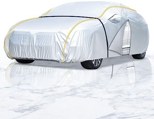 Autoabdeckung für Peugeot 208,307 SW,308 GTI,Auto abdeckplane Wasserdicht,Winddichte,Kratzfeste autoabdeckung,UV-beständige, langlebig Autoabdeckung Outdoor(Color:A1,Size:308 GTI)