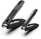 FVION Coupe Ongles, Coupe Ongle avec Récipient de Collecte, Coupe Ongle Pied avec Récupérateur Pédicure pour les Ongles Durs et épais des Orteils, Nail Clipper with Catcher