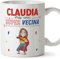 MUGFFINS Tazas Personalizadas para VECINA - En Español - ¡Eres Súper! - 11 oz / 330 ml - Regalo personalizable original y divertido