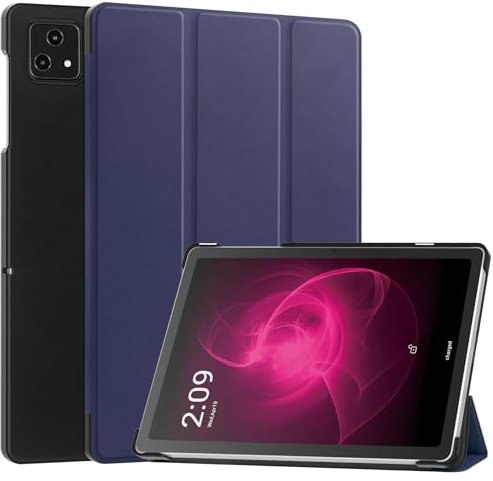 Kepuch Custer Hülle für T-Mobel Revvl Tab 5G 10.36,Smart PU-Leder Hüllen Schutzhülle Tasche Case Cover - Blau