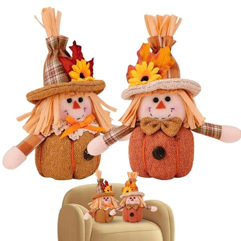Janurium Acción de Gracias - Hojas de Arce | Cosecha de otoño, Acción de Gracias, muñecas de Felpa enanas sin Rostro, Decoraciones para otoño, hogar, Cocina