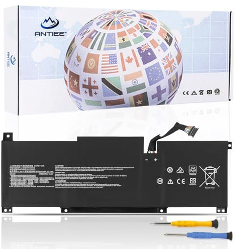 ANTIEE 52.4Wh BTY-M491 Laptop Batteria per MSI Modern 15 A10RAS A10RB A10RBS A10RD A11M A11ML A11S A11SB A11SBU A11SBL A4M A5M A10M-088XES 001XFR 275IT 463FR A11MU-1031NL 1005FR 1011IT 1012IT 11.4V