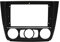 Auto-Audio-Rahmen 9 Autoradio-Blende/Passend for BMW 1er-Reihe E81 E82 E87 E88 2004-2012 Video-Panel-Player Audio Dash 2-Din-Rahmen Armaturenbrett-Montagesatz Autoradio Radioblende Doppel,Autoradio
