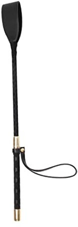 BEAHING Cavalievo a Cavallo in Pelle in Pelle Saltare Pipistrello fustigatore equestre fustigibile con Maniglia Non Slip, Frusta equestre