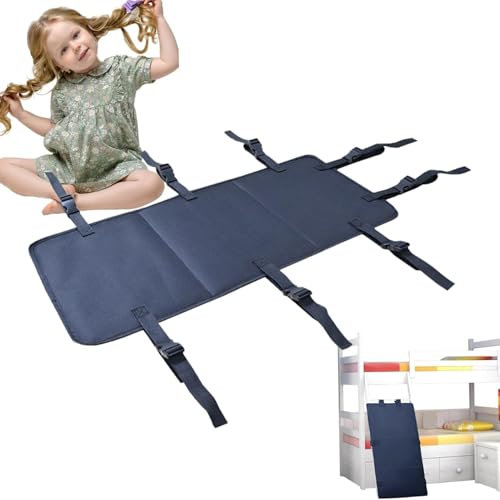 Tewzafiya Bunk Bed Ladder Pads, Ladder Cover for Bunk Bed | Folding Step for Bunk Bed,Multifunctional Stair Pads for Bunk Bed with 8 Buckles