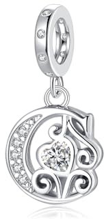 Letter Charms für Pandora Armbänder Silber Alphabet Initiale Charms C Bead Anhänger Schmuck Geschenk für Frauen Mädchen