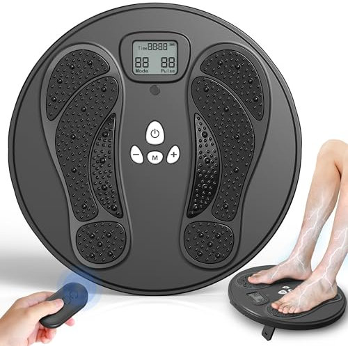 Medic Durchblutungs-stimulator Beine, Wiederaufladbare Durchblutungsstimulator Füße Beine, EMS Fußmassagegerät Elektrisch Verbessert Durchblutung und Neuropathie Linderung Fußschmerzen